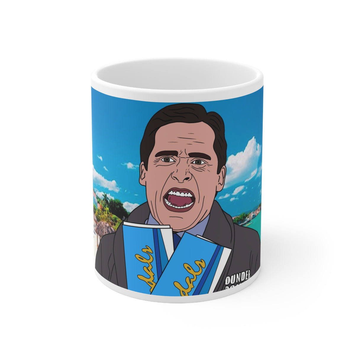 The Office Us Two Tickets To Paradise | Michael Scott Mug | More Jam