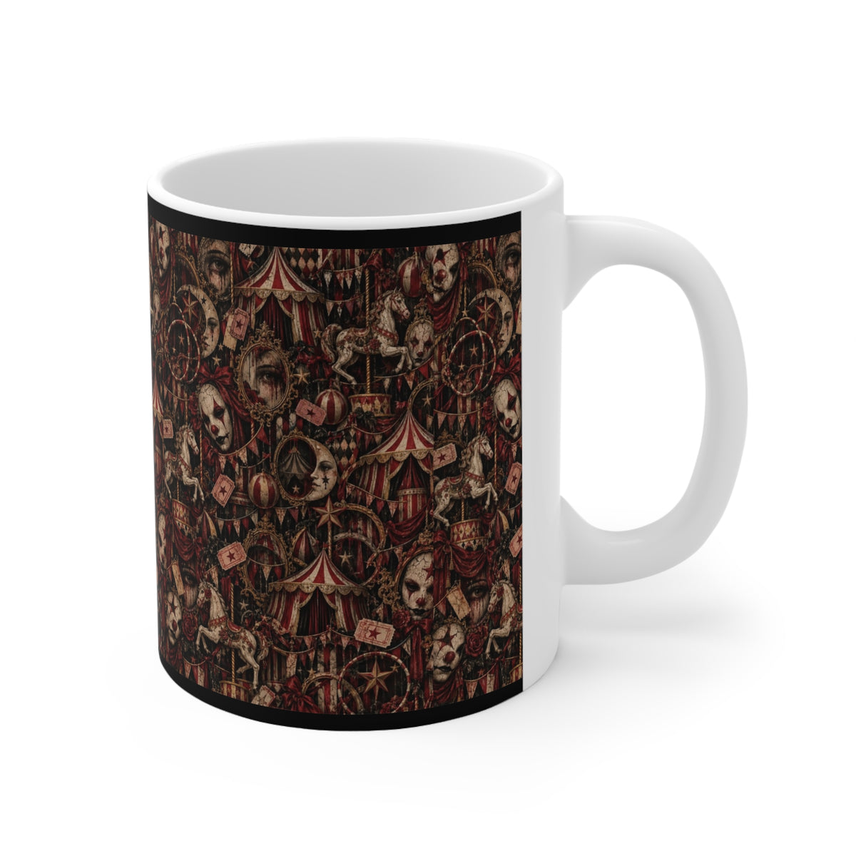 Gothic Clown Pattern Mug | More Jam