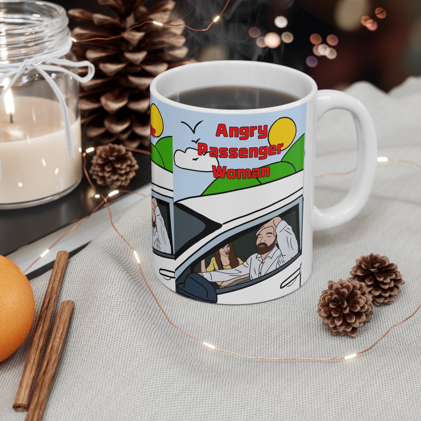 Angry Passenger | Funny Mug | More Jam