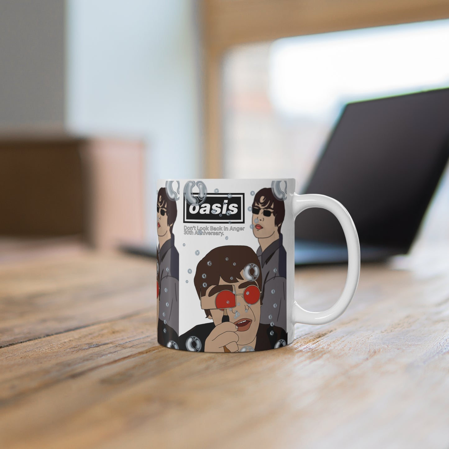 Oasis Don’t Look Back In Anger 30th Anniversary Mug | More Jam