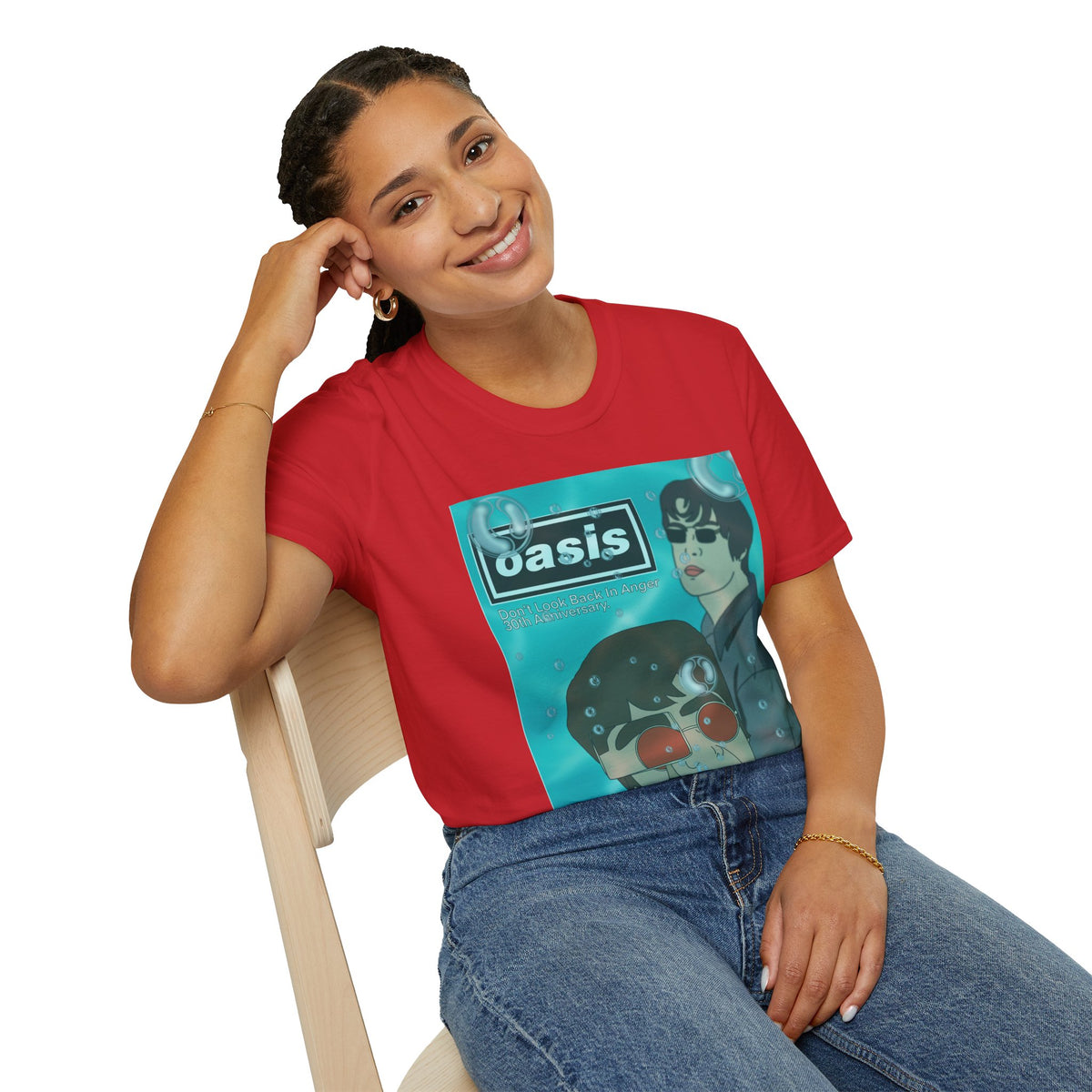 Oasis | Don’t Look Back In Anger 30th Anniversary T Shirt | More Jam