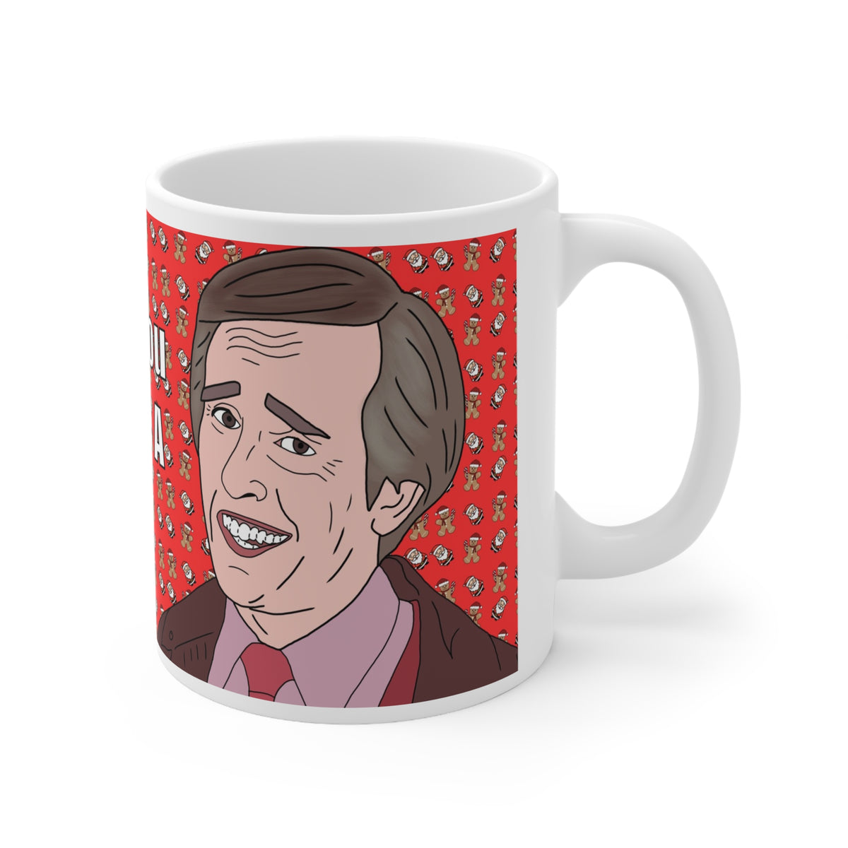 Alan Partridge You Big Spastic | Christmas Mug | More Jam