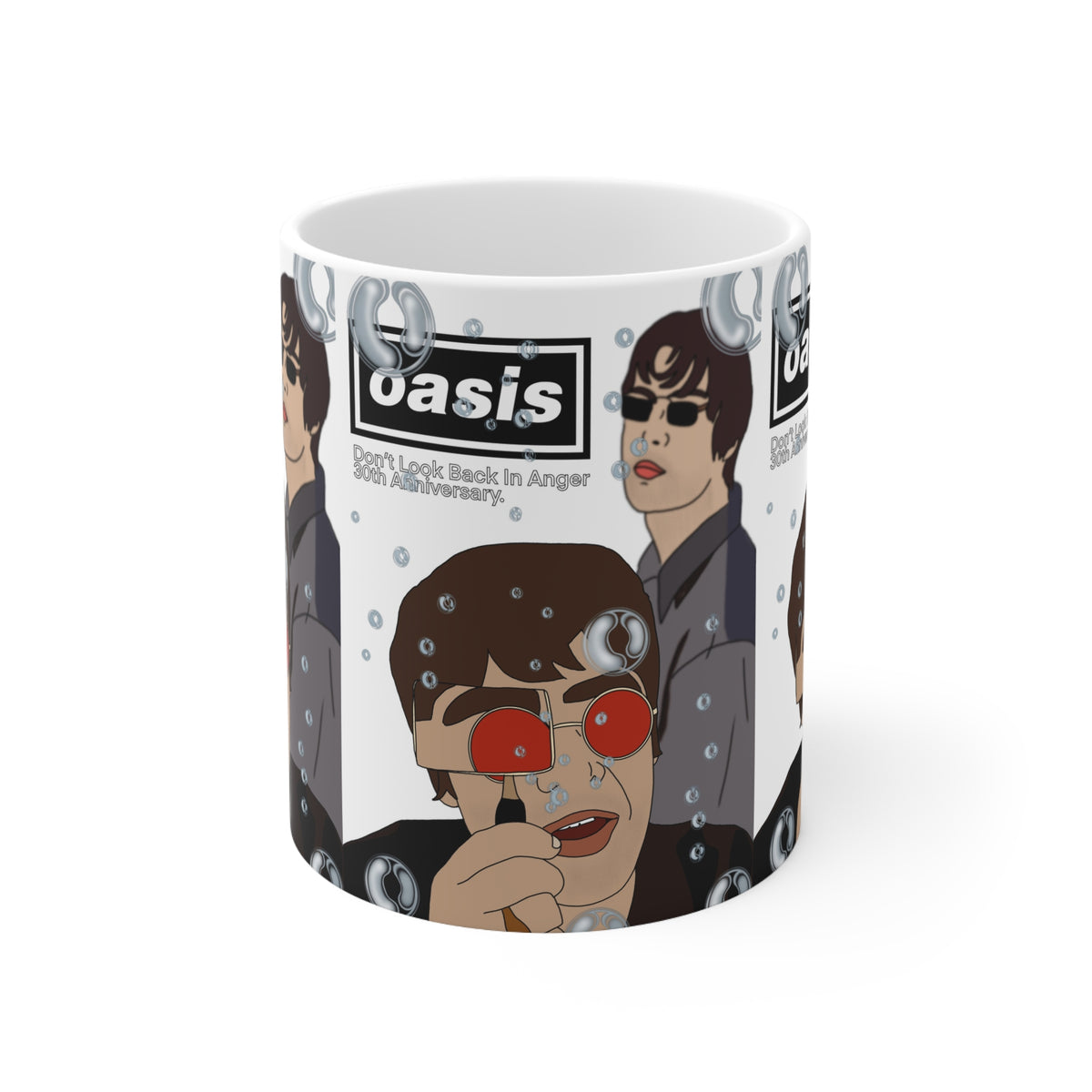 Oasis | Don’t Look Back In Anger 30th Anniversary Mug | More Jam