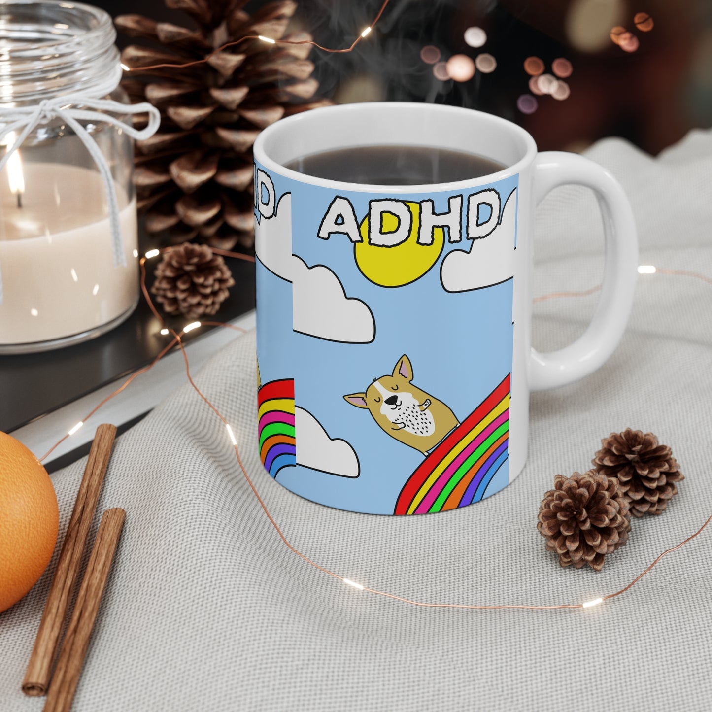 ADHD Dog | Neurodivergent Mug | More Jam