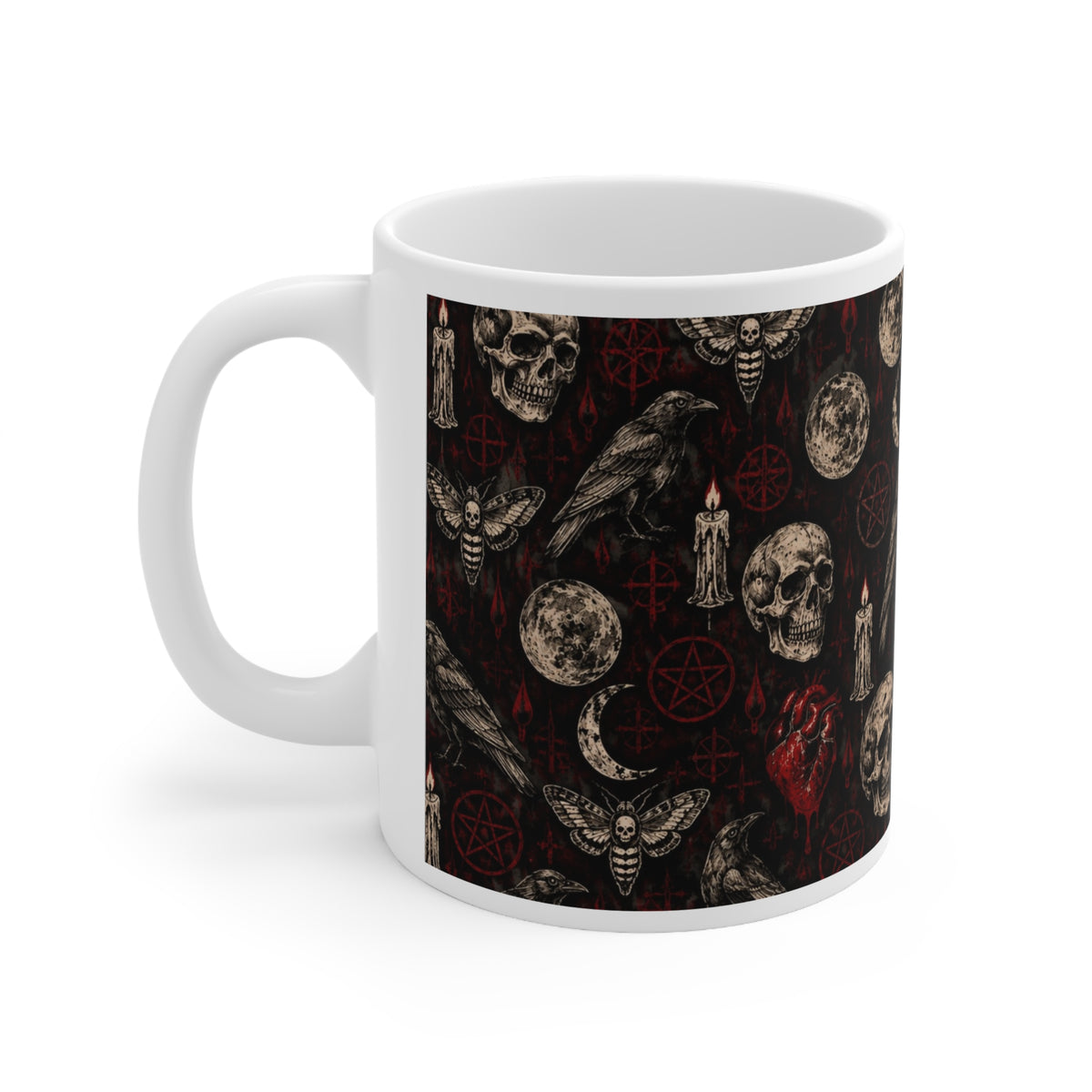 Gothic Skull Pattern Mug | More Jam