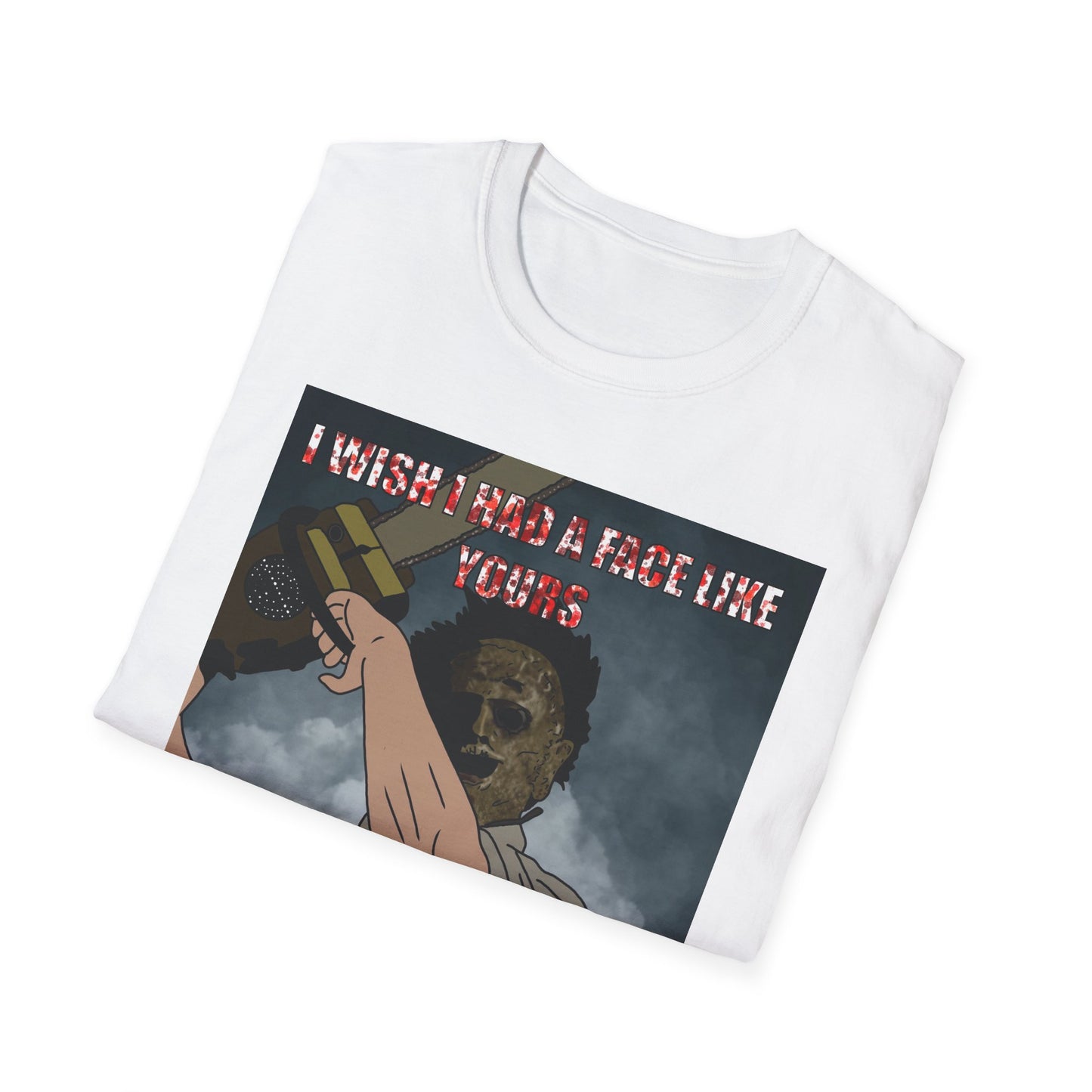 Michael Myers’s Slasher T-Shirt — "I Wish I Had A Face Like Yours" Graphic Tee