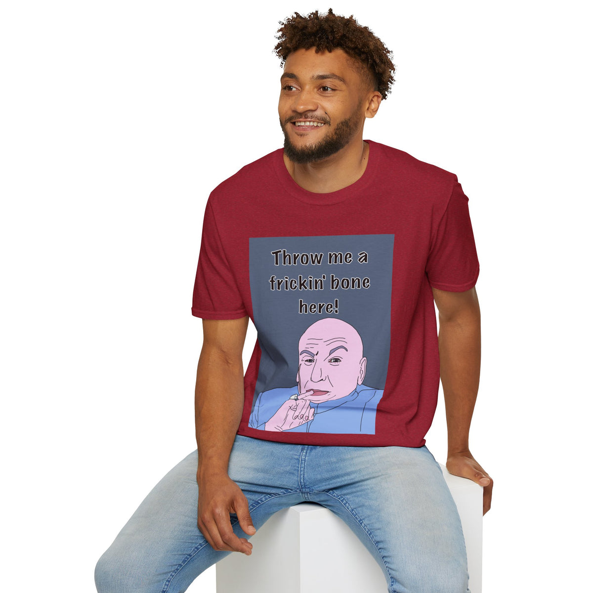 Austin Powers | Dr Evil Throw Me a Frickin' Bone T-Shirt | More Jam