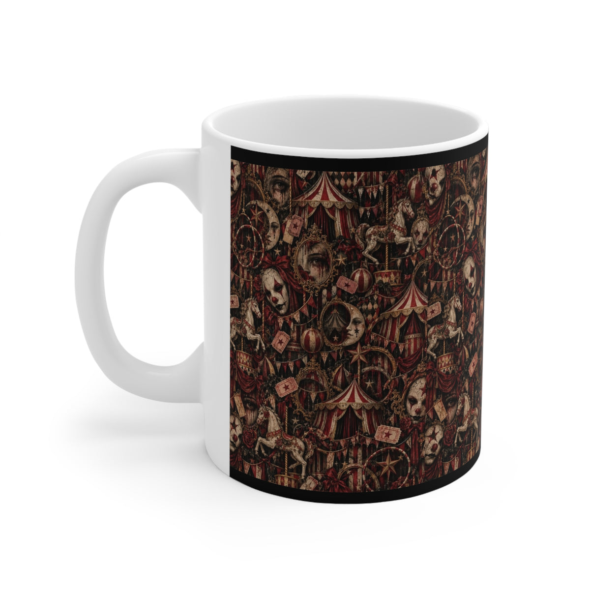 Gothic Clown Pattern Mug | More Jam