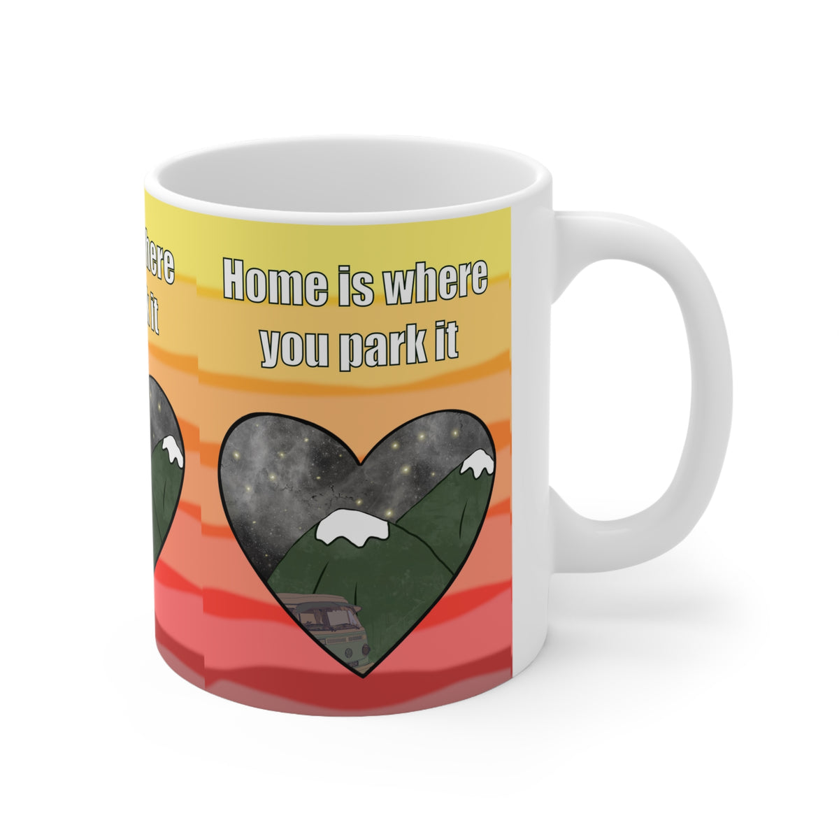 Van Life | Home Is Where You Park It Camper Mug | More Jam