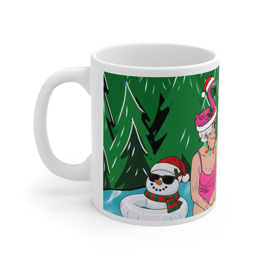 Never Too Old To Cause Chaos | Christmas Mug | More Jam