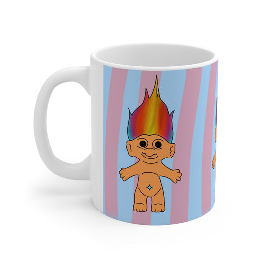 Troll | 90s Rainbow Hair Troll Mug | More Jam
