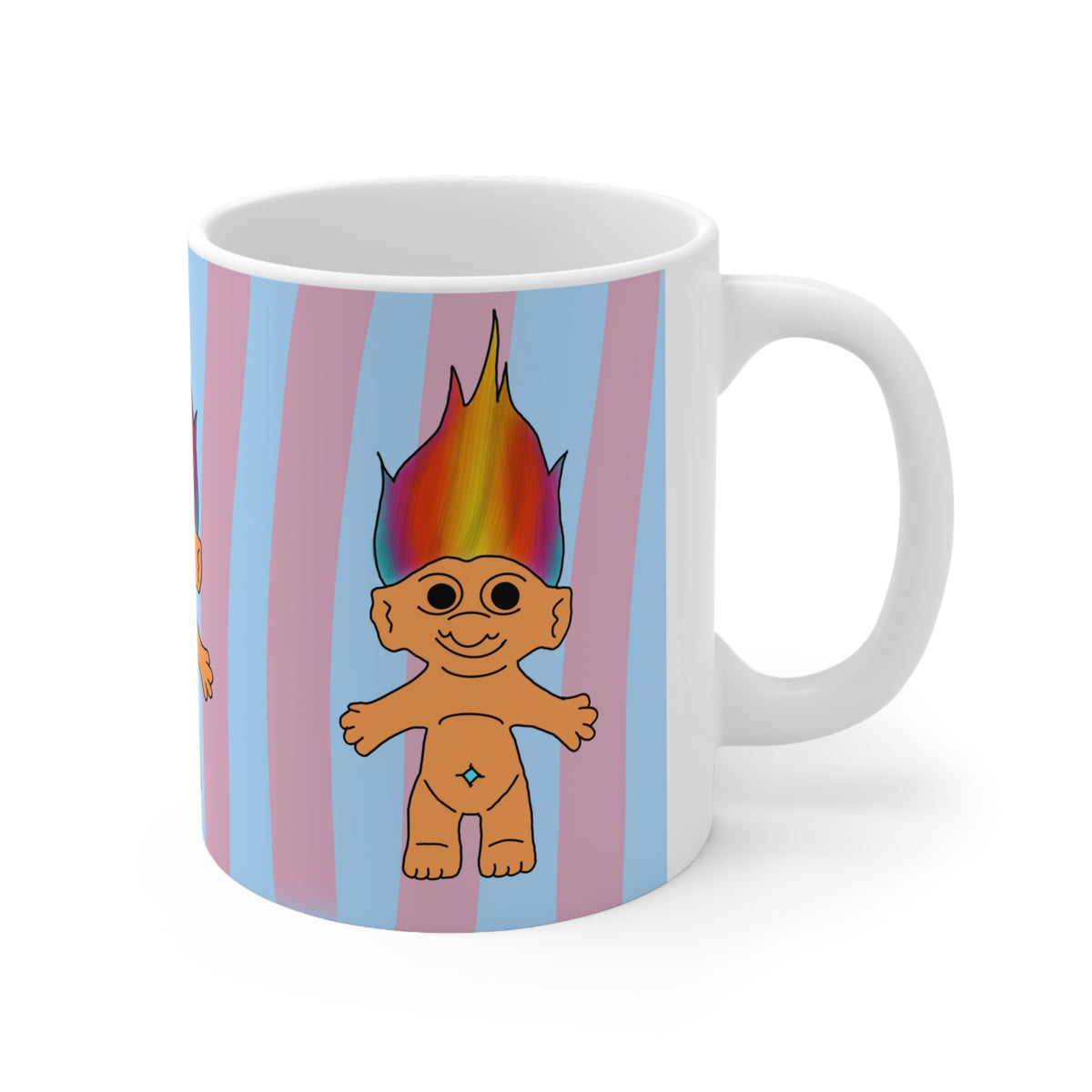 Troll | 90s Rainbow Hair Troll Mug | More Jam