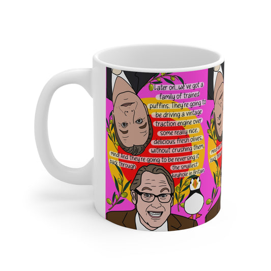 A Family Of Well Trained Puffins... | Shooting Stars Mug | More Jam