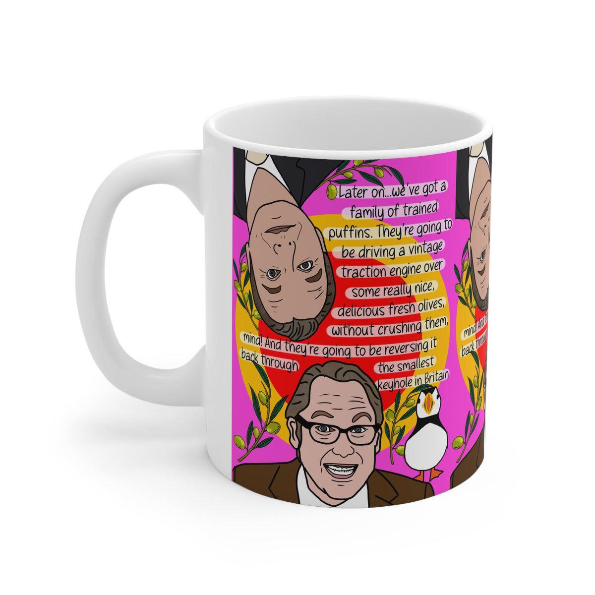 A Family Of Well Trained Puffins... | Shooting Stars Mug | More Jam