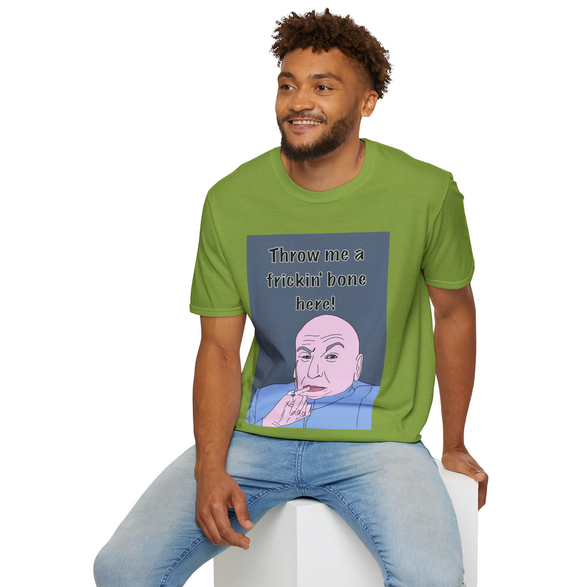 Austin Powers | Dr Evil Throw Me a Frickin' Bone T-Shirt | More Jam