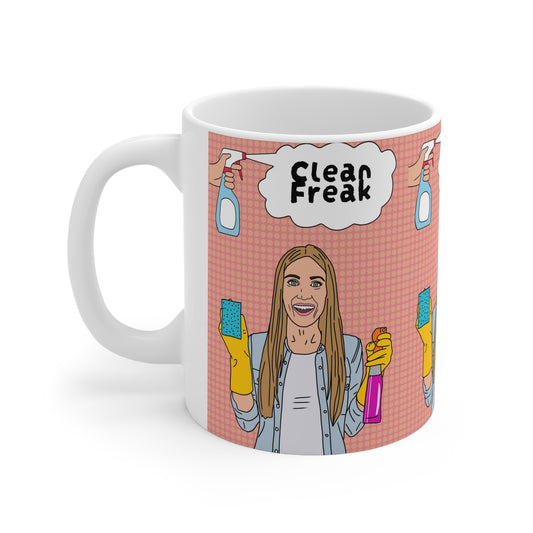 Clean Freak | Funny Mug | More Jam