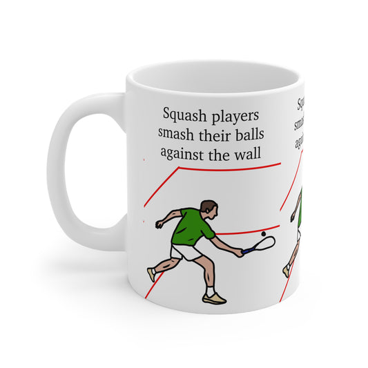 Squash Player | Funny Mug | More Jam