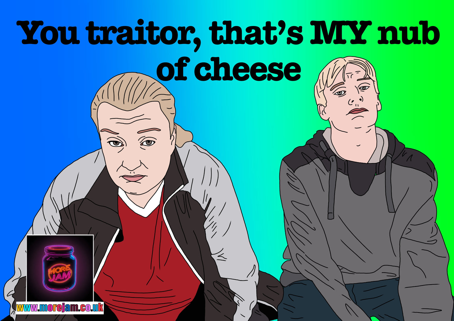 That's MY Nub Of Cheese | Funny Kerry & Kurtan This Country Card