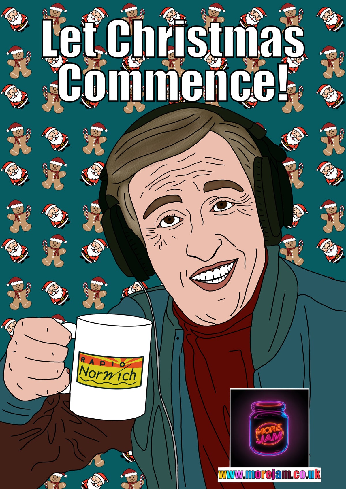 Alan Partridge Let Christmas Commence | Funny Christmas Card | More Jam