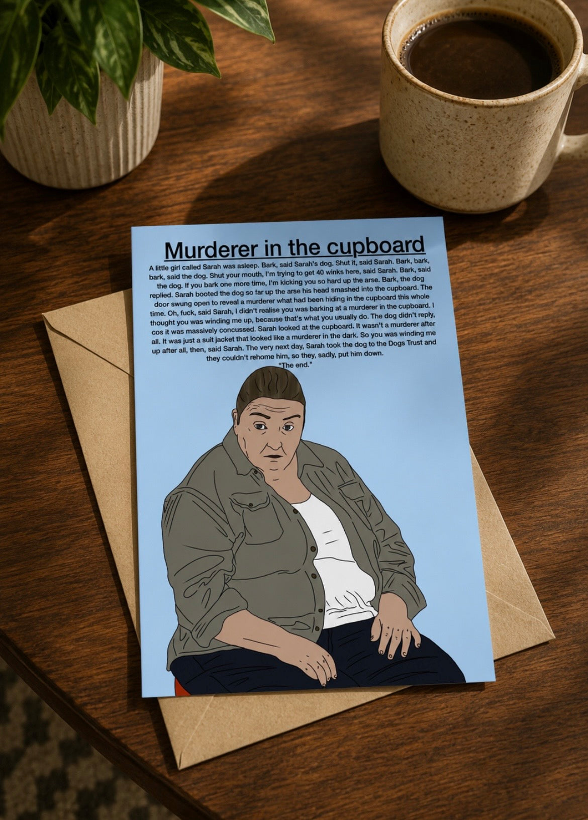 Mandy - Murderer In The Cupboard Book Club | Funny This Country Birthday Card | More Jam