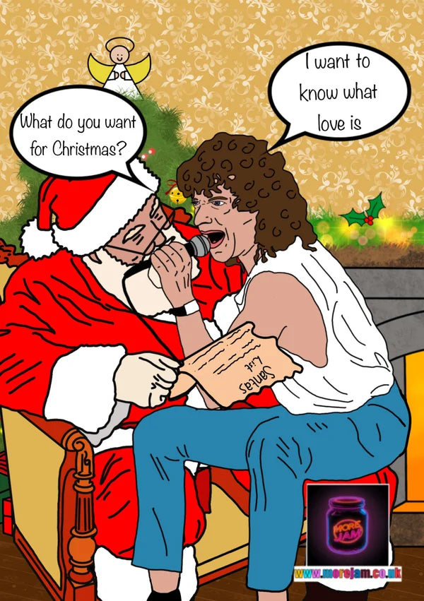 Foreigner I Want… To Know What Love Is | Funny Christmas Card | More Jam