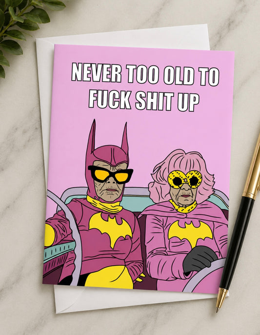 Best Friends Fuck Shit Up | Funny Birthday Card | More Jam