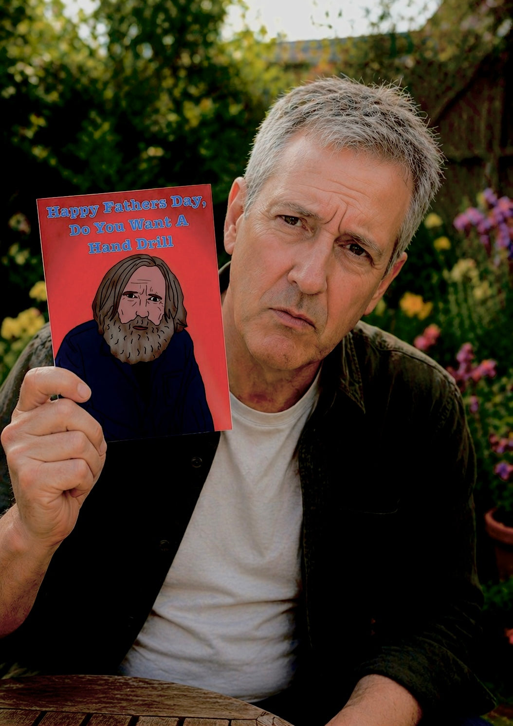 Hand Drill Fathers Day Card | Small Prophets Fathers Day Card | More Jam