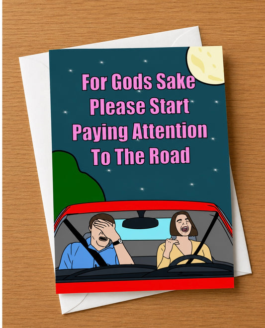 Bad Driver | Funny Birthdaly Card | More Jam