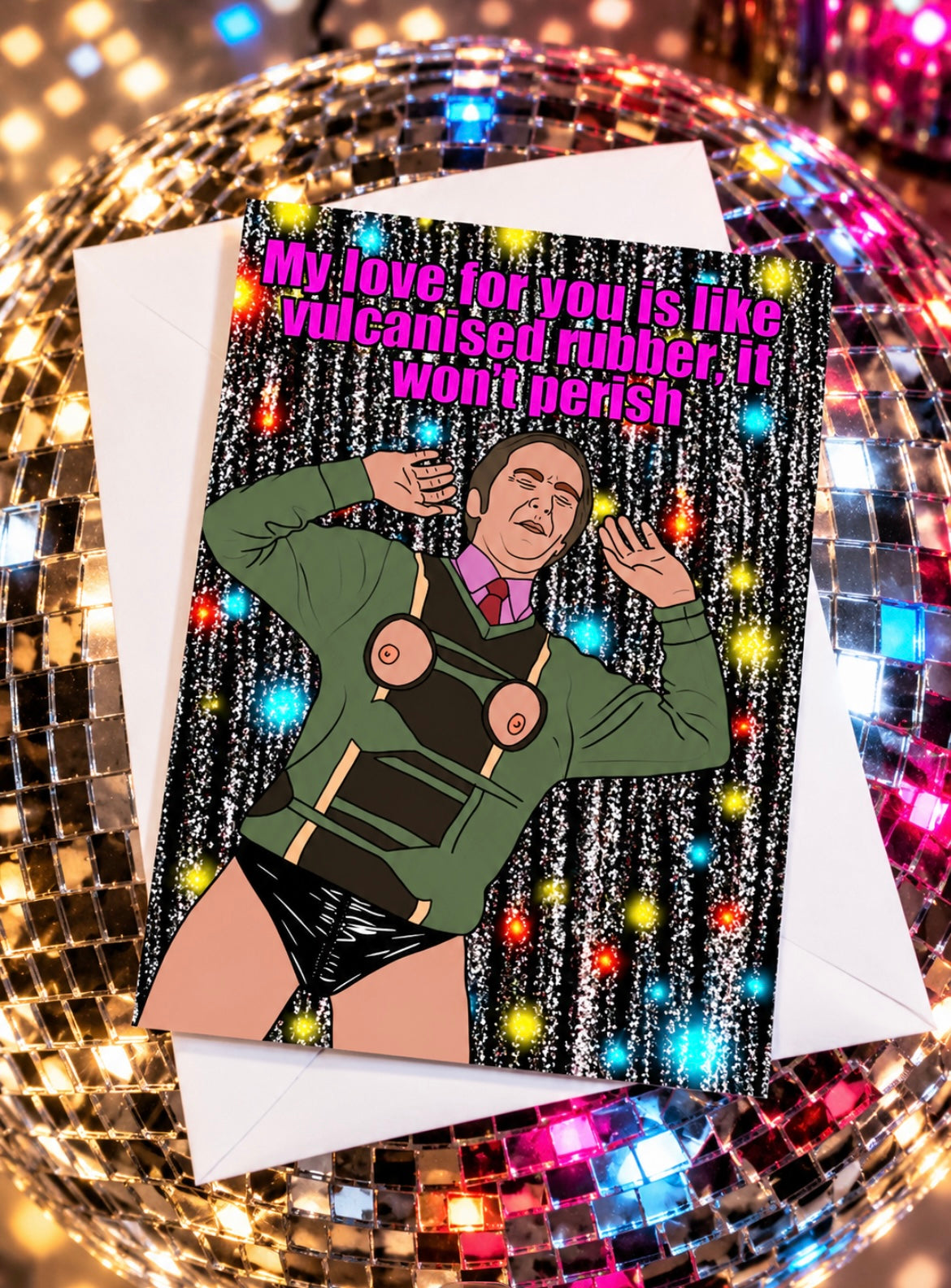 Vulcanised Rubber | I’m Alan Partridge Card Funny BBC Comedy | More Jam