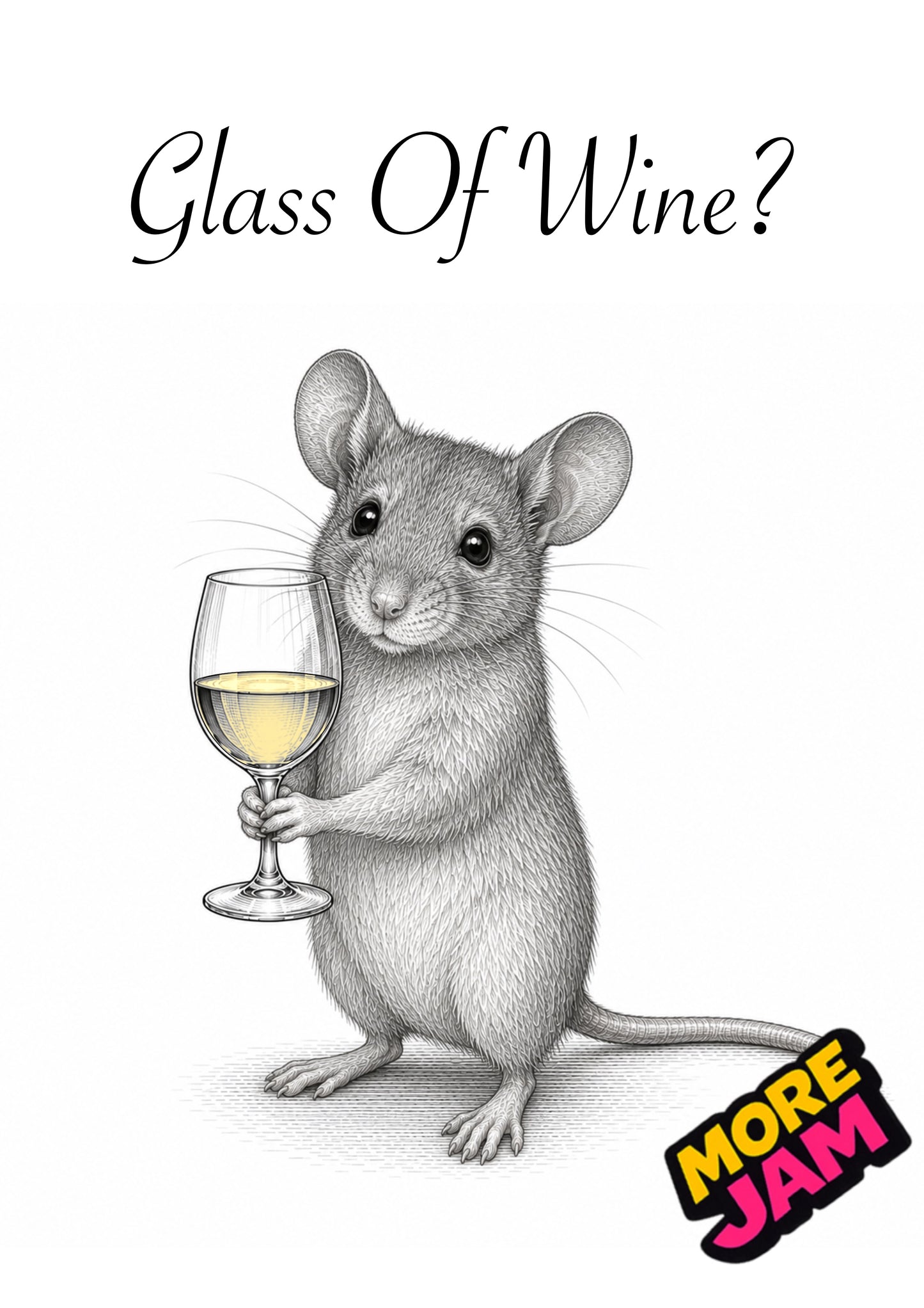 Sophisticated Mouse | Funny Birthday Card | More Jam