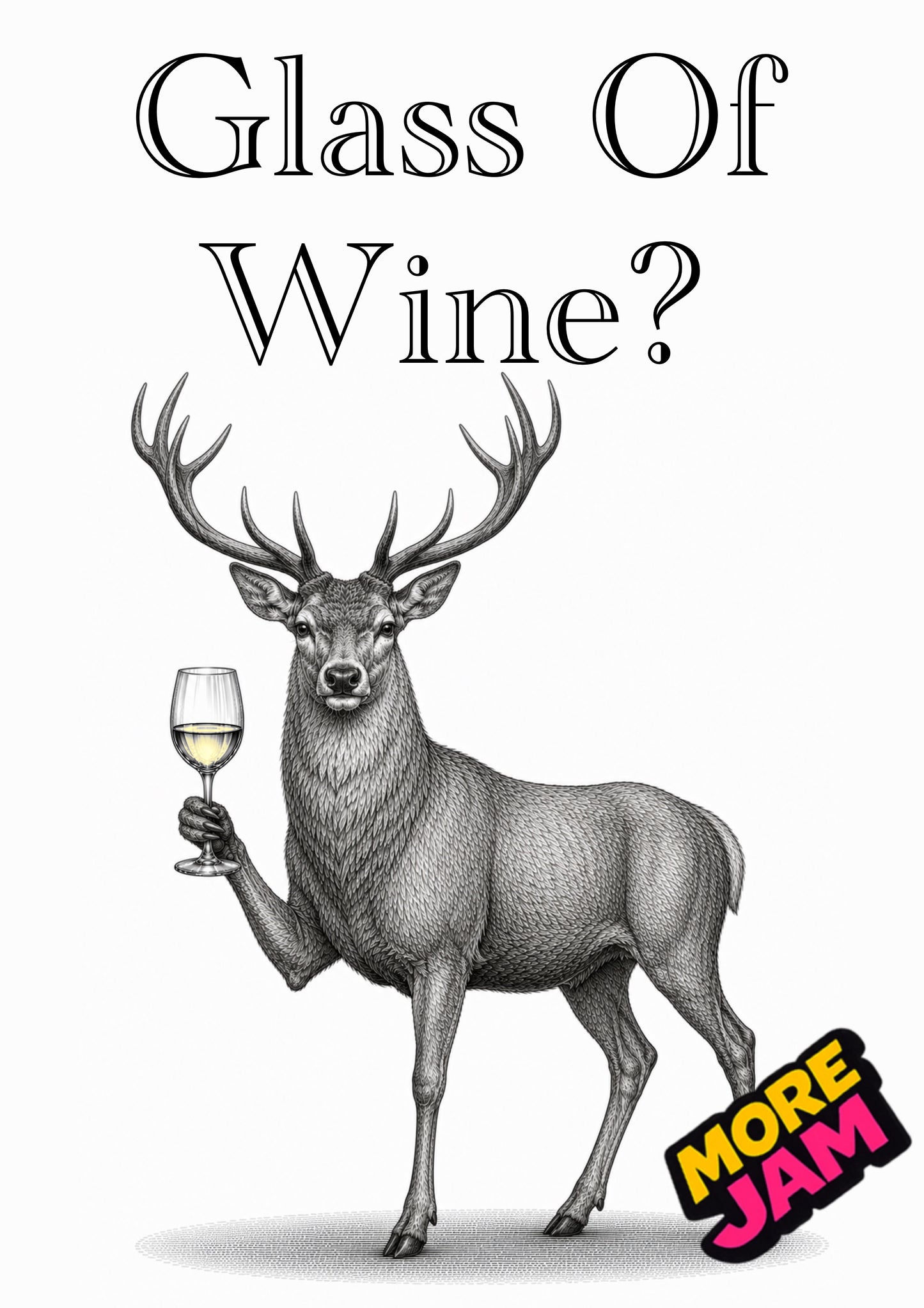 Sophisticated Stag | Funny Birthday Card | More Jam