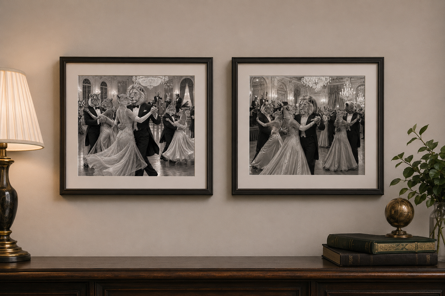 Sophisticated Ballroom One Print UK | Unique A4 Wall Art | More Jam