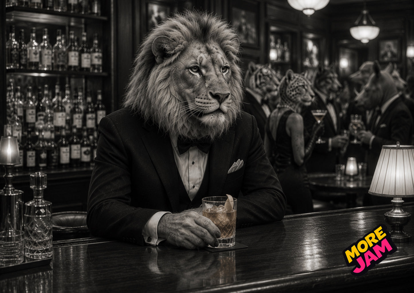 Sophisticated Old Fashioned Print UK | Unique A4 Wall Art | More Jam