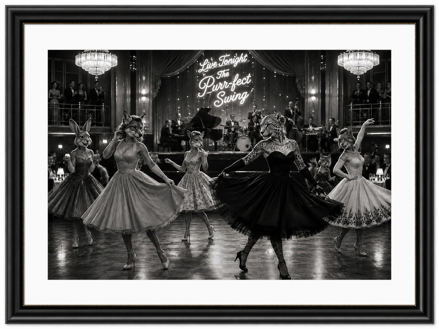 Sophisticated Girl Dance Print UK | Unique A4 Wall Art | More Jam