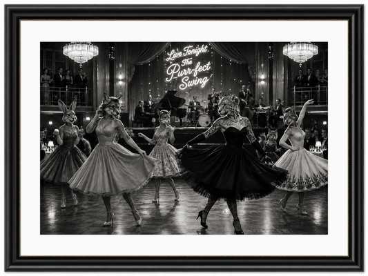 Sophisticated Girl Dance Print UK | Unique A4 Wall Art | More Jam