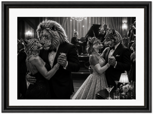 Sophisticated Slow Dancing Print UK | Unique A4 Wall Art | More Jam