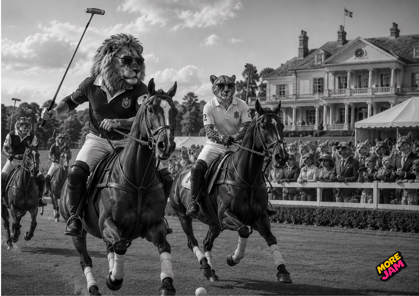 Sophisticated Polo Match Print UK | Unique A4 Wall Art | More Jam