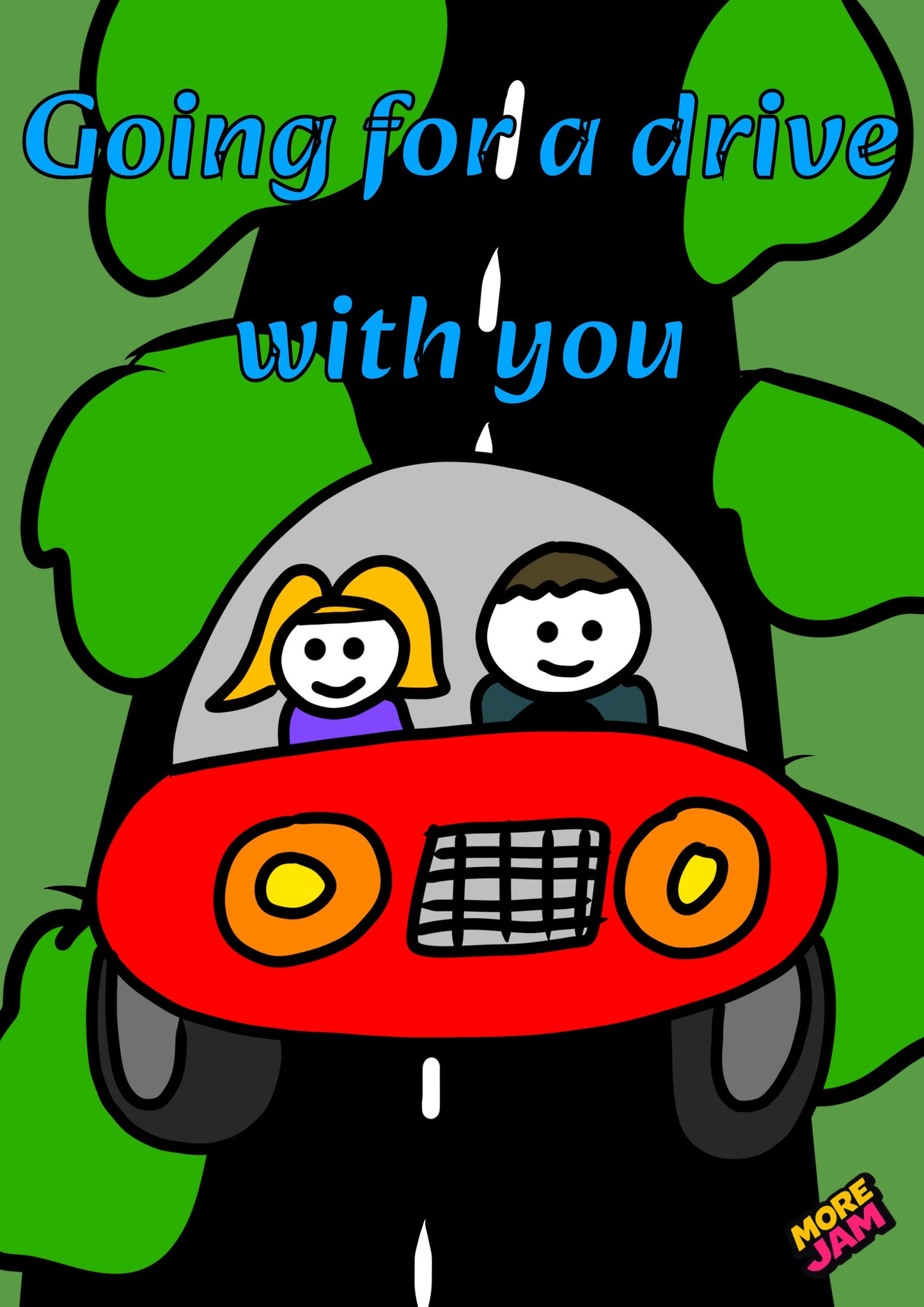 Car Rides Card | Funny Birthday Card | More Jam