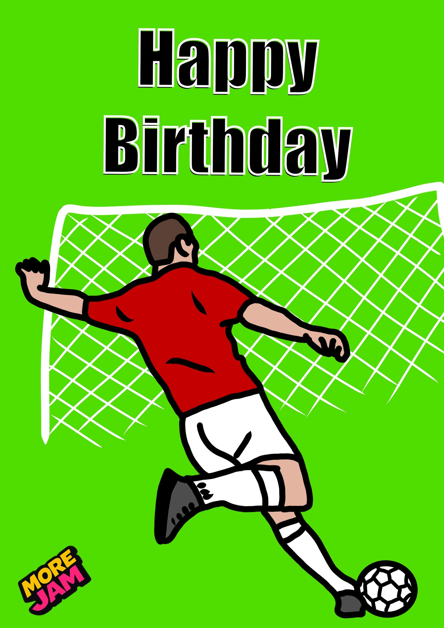 Football Card | Funny Birthday Card | More Jam