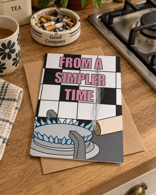 A Simpler Time | Funny Birthday Card | More Jam
