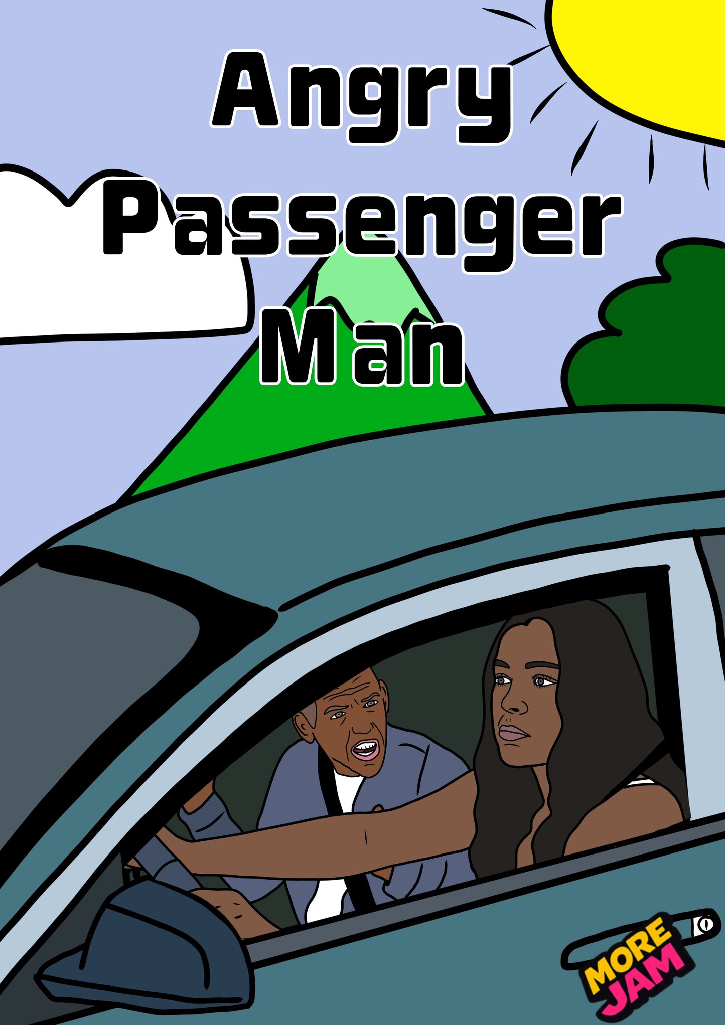 Angry Passenger (Him) | Funny Birthday Card | More Jam
