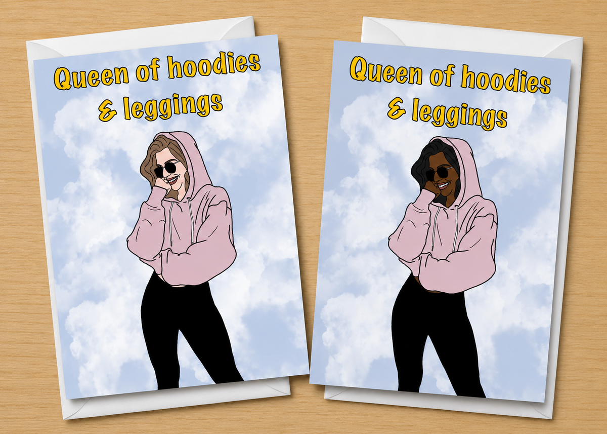 Hoodie & Leggings | Funny Birthday Card | More Jam