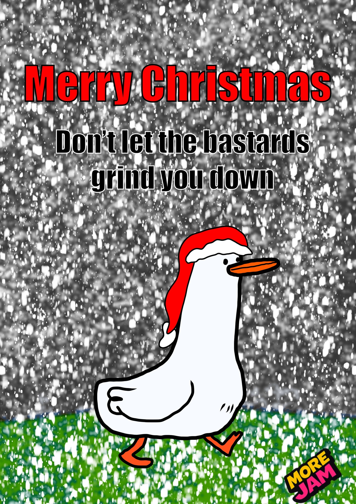 Goose Christmas Pep Talk | Funny Christmas Card | More Jam
