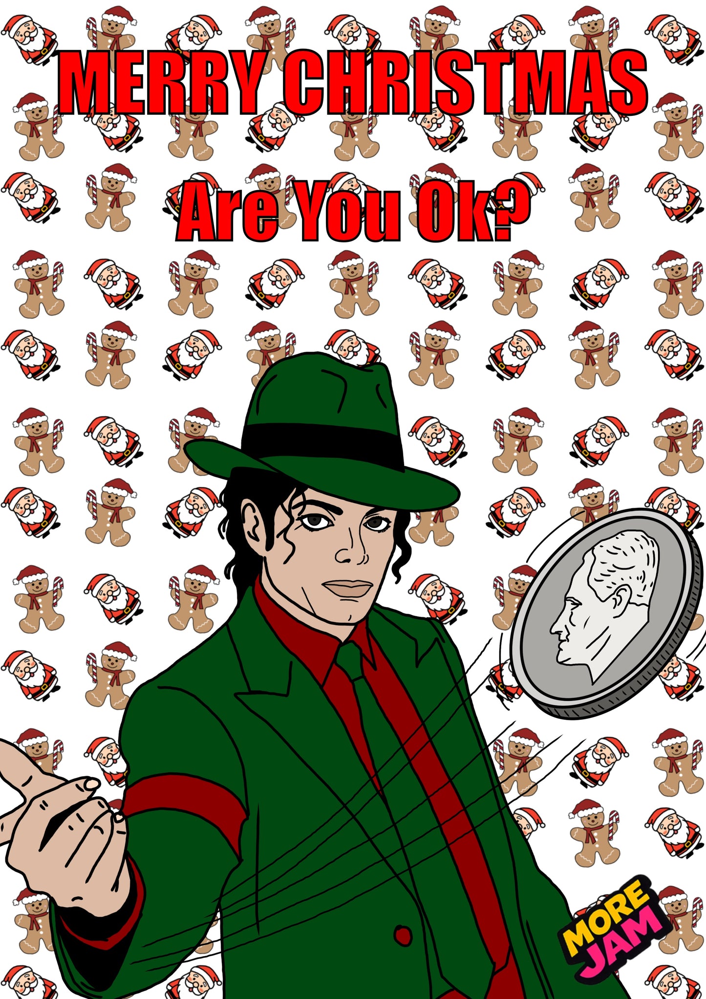 Michael Jackson Are You Ok? | Funny Christmas Card | More Jam