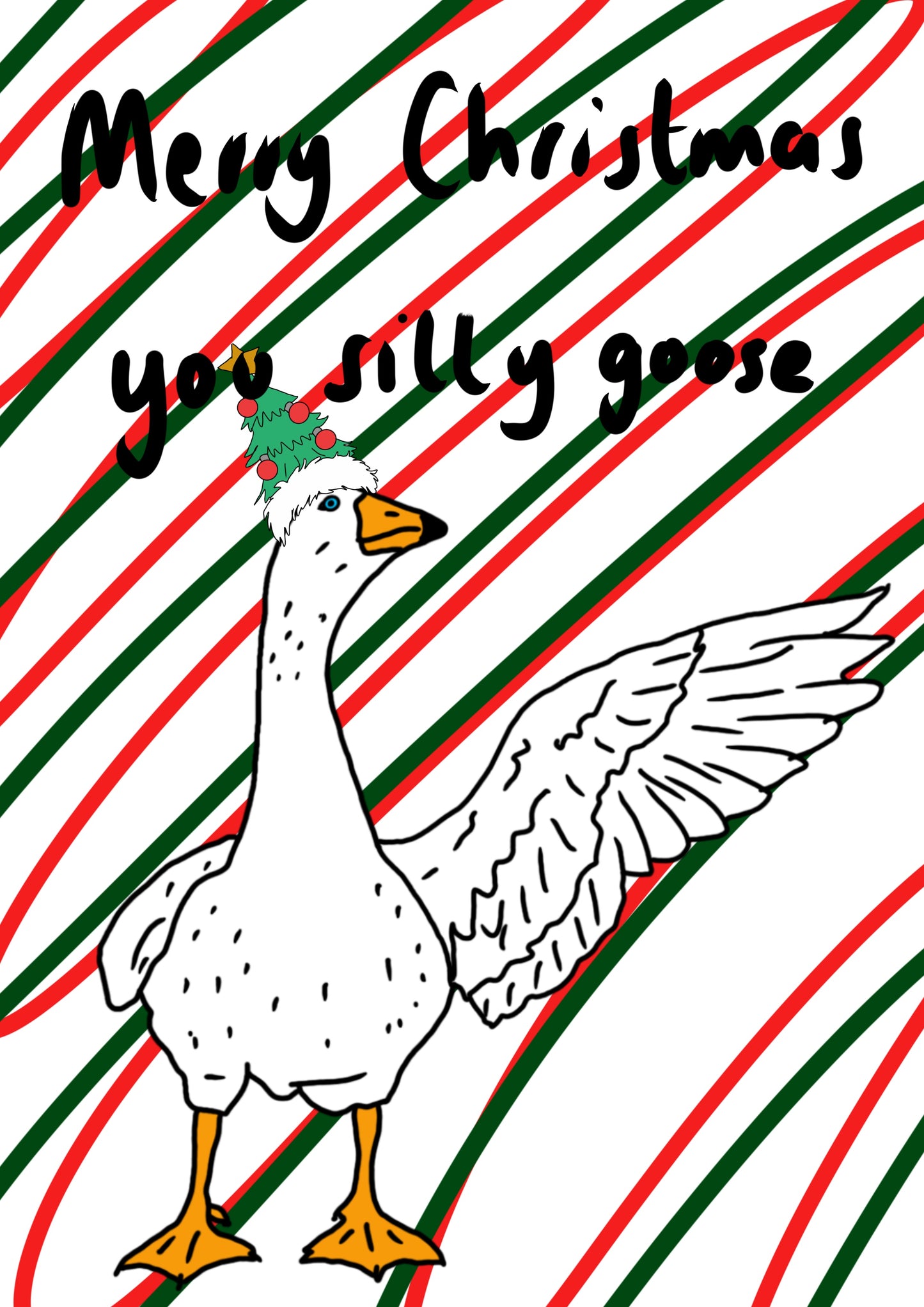 Silly Goose | Funny Christmas Card | More Jam