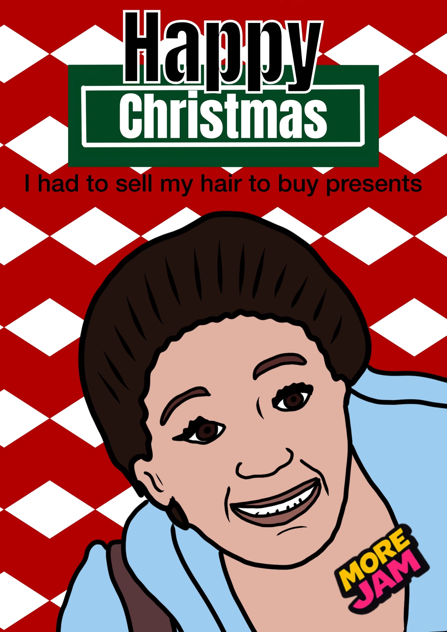 King Of Queens Carries Hair Cut | Funny Christmas Card | More Jam