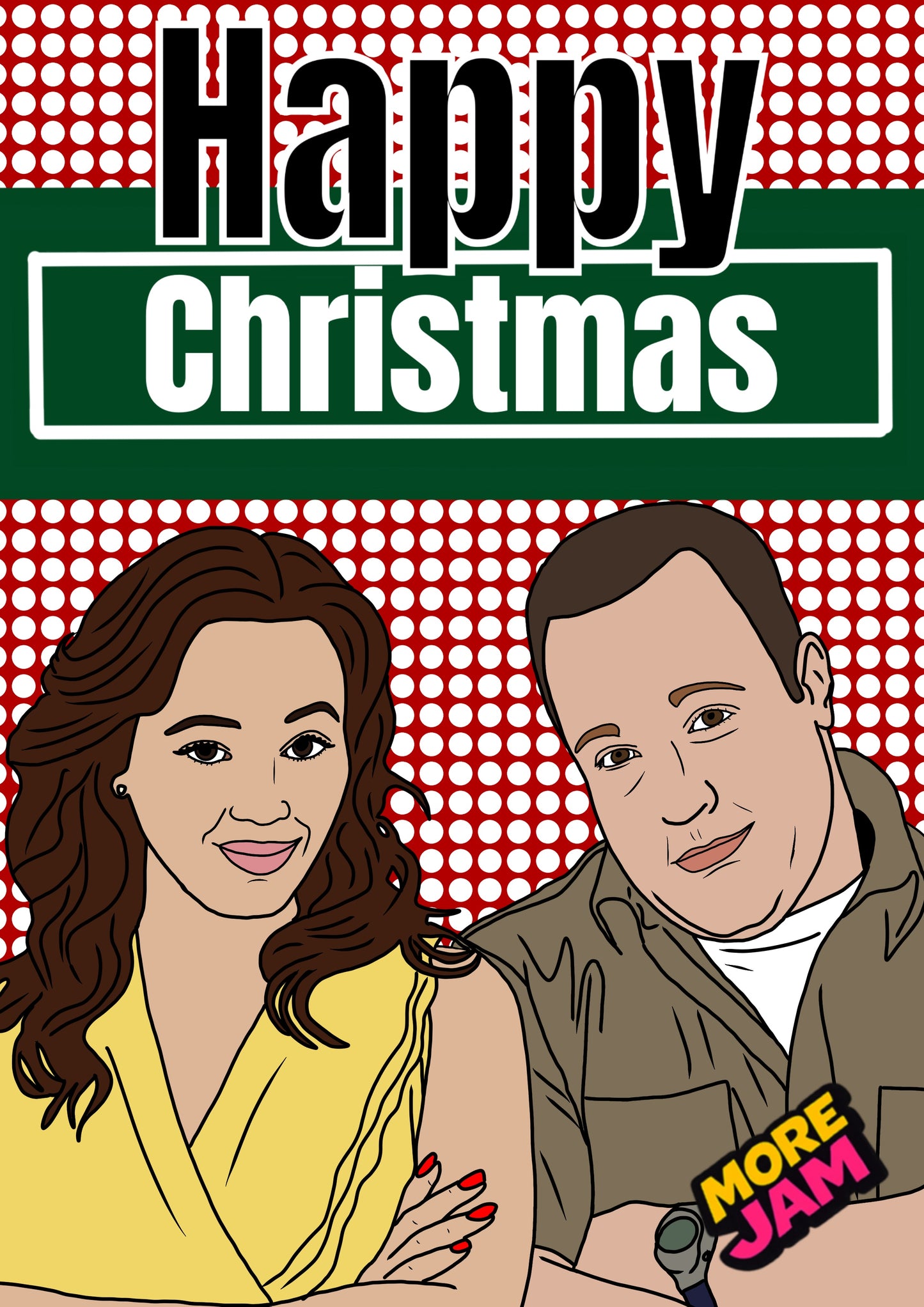 King Of Queens Doug And Carrie | Funny Christmas Card | More Jam