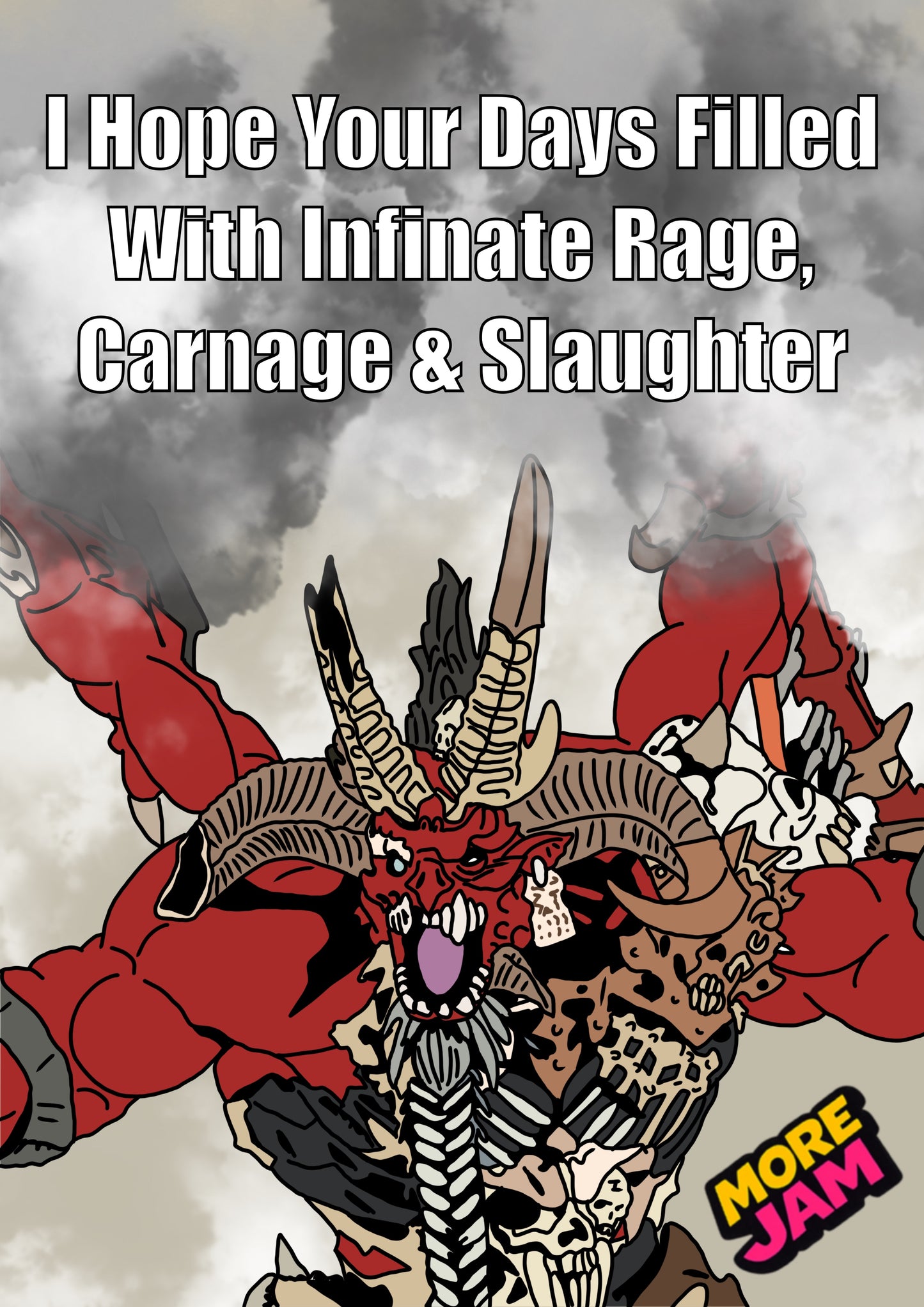Skarbrand | Warhammer Birthday Card | More Jam