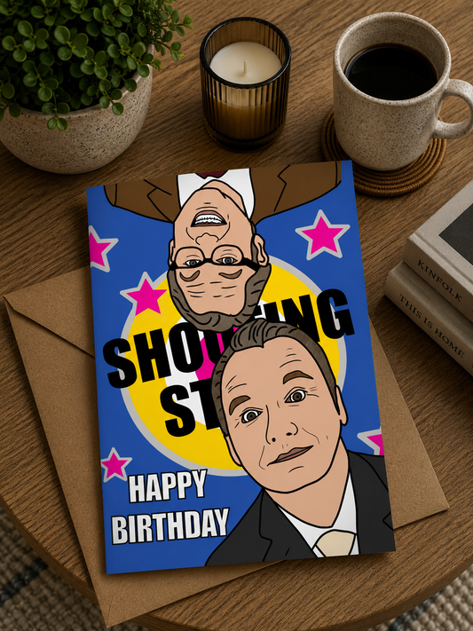 Happy Birthday| Shooting Stars Card | More Jam