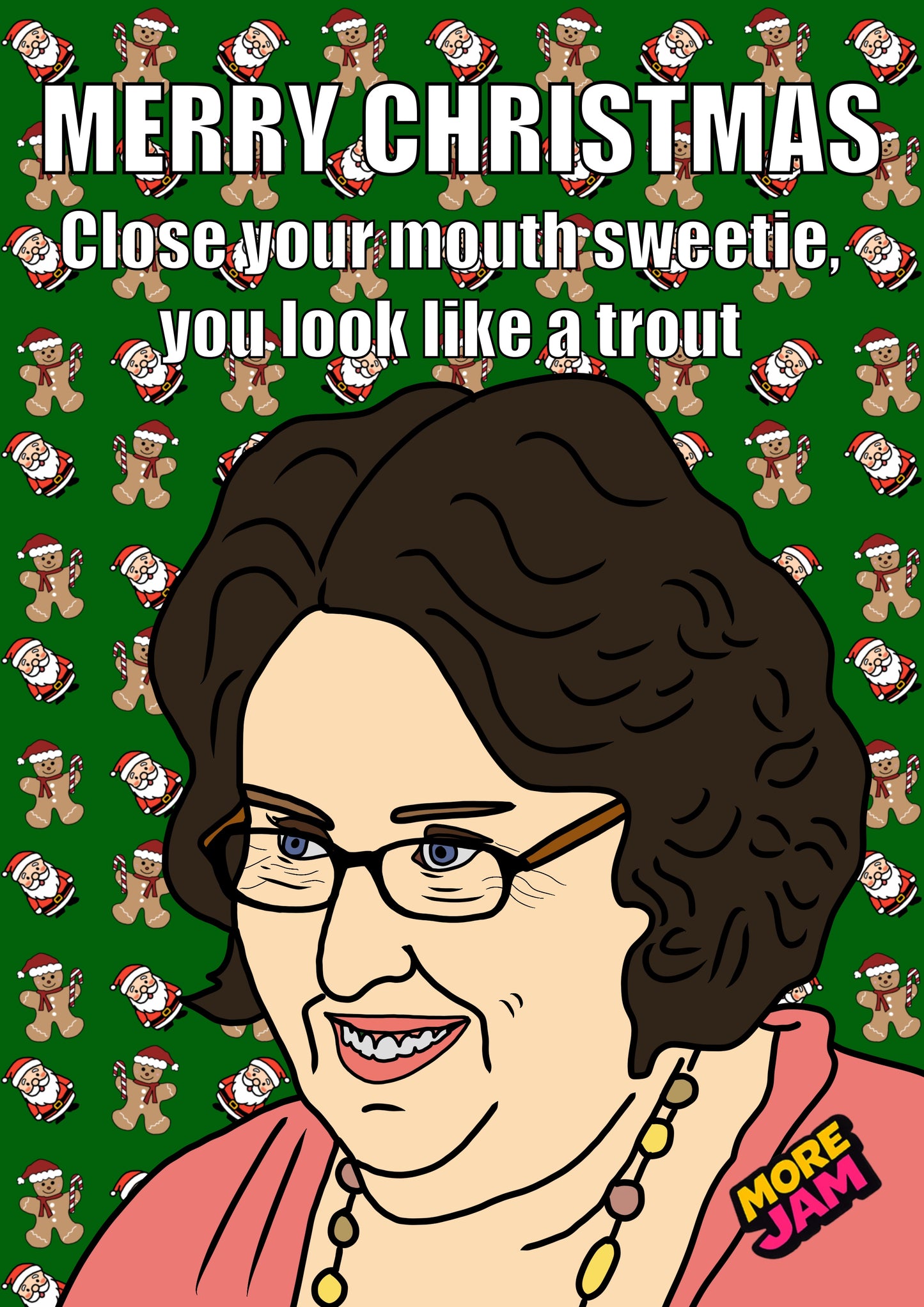 Phyllis Close Your Mouth | The Office US Funny Christmas Card | More Jam
